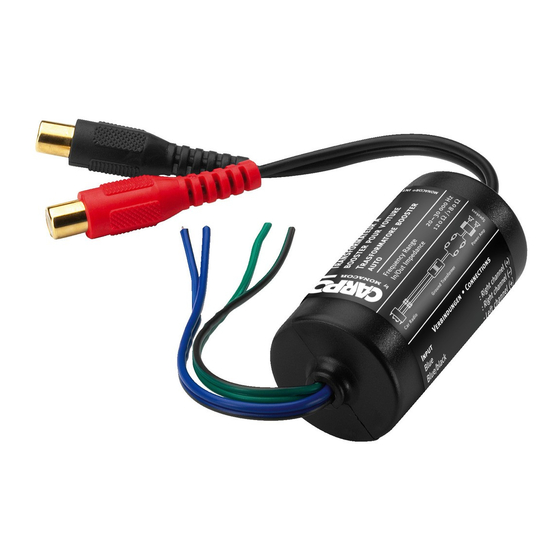 Monacor Carpower FGA-22 Anleitung