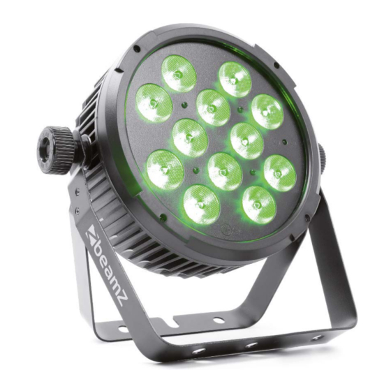 Beamz BT300 LED Flat Par 12x 10W 6-in-1 Bedienungsanleitung