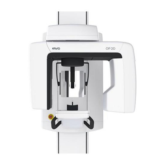 KaVo ORTHOPANTOMOGRAPH OP 2D Bedienungsanleitung