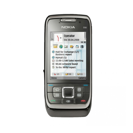 Nokia E66 Bedienungsanleitung