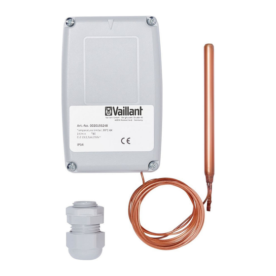 Vaillant 0020219372 Installationsanleitung