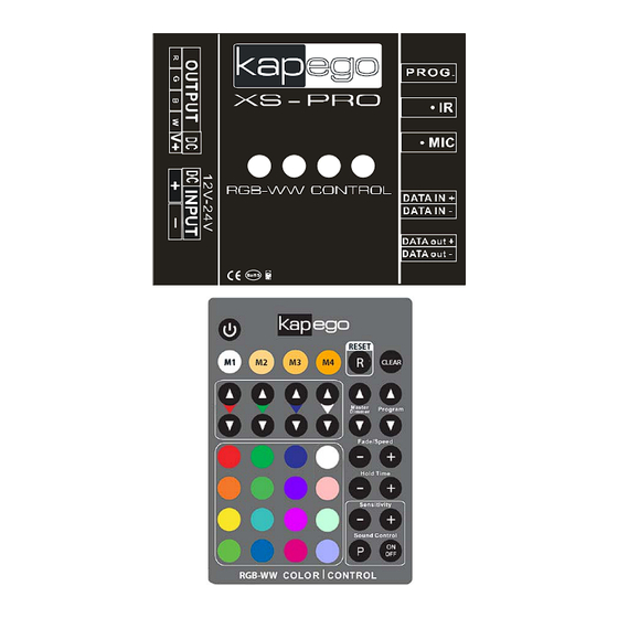 Kapego XS PRO RGB-WW CONTROL Bedienungsanleitung