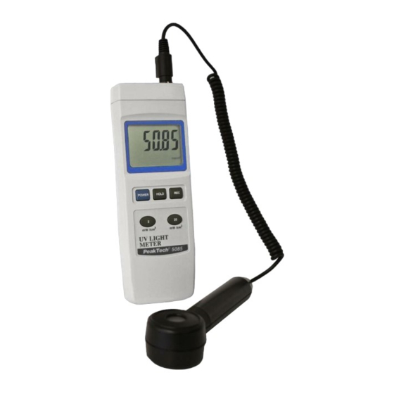 PeakTech 5085 Bedienungsanleitung