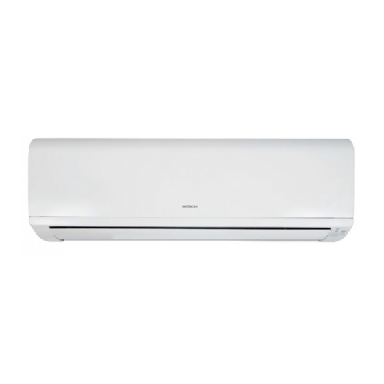 Hitachi RAC-25WPB Installationsanleitung