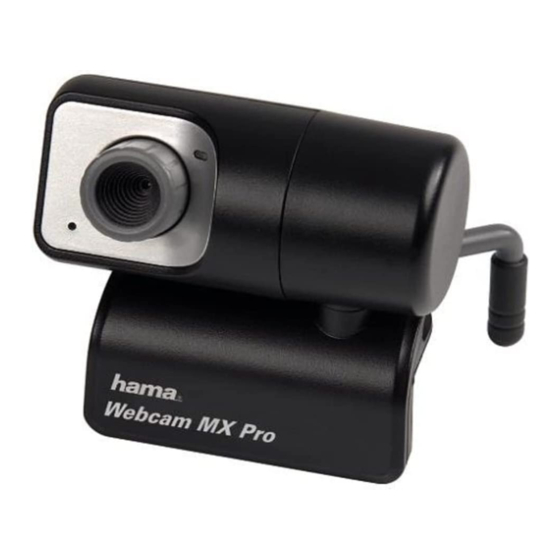 Hama Webcam MX Pro Bedienungsanleitung