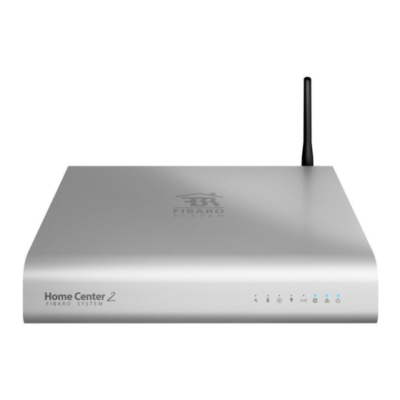 FIBARO Home Center 2 Bedienungsanleitung