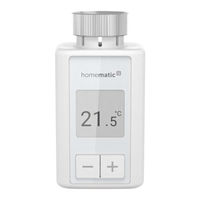 Eq-3 homematic IP flex HmIP-eTRV-F Installations- Und Bedienungsanleitung