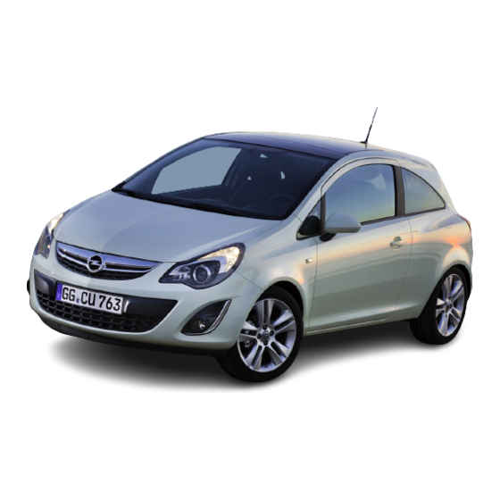 Opel Corsa 2011 Handbuch
