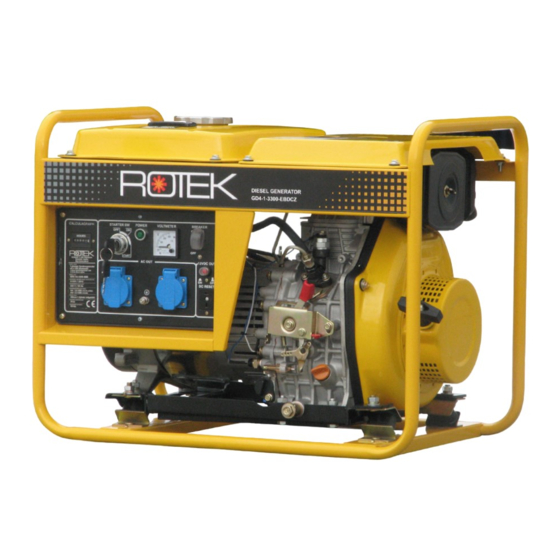Rotek GEN034 Benutzer- Und Wartungshandbuch