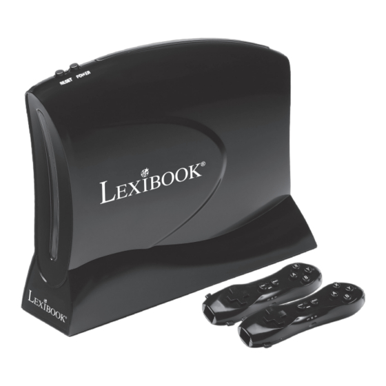 LEXIBOOK TV Game Console JG7400 Bedienungsanleitung