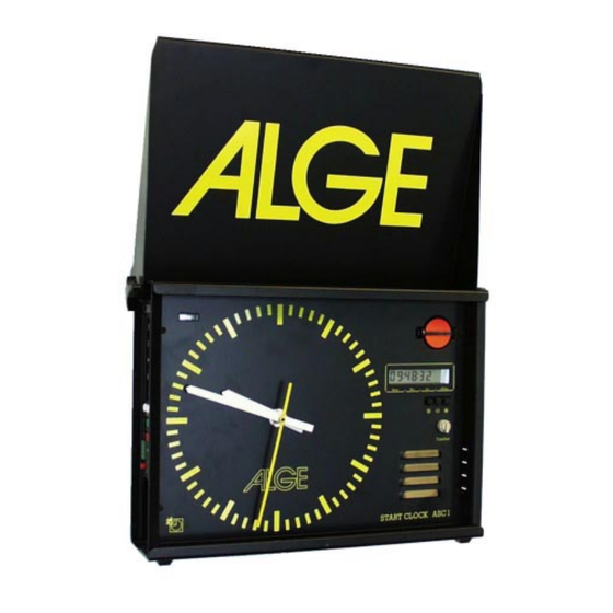 ALGE-Timing ASC1 Bedienungsanleitung