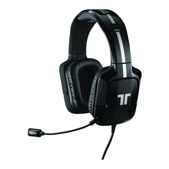 Tritton Pro+ Handbuch