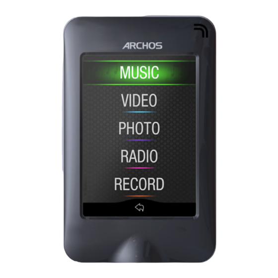 Archos 28 Vision Handbuch