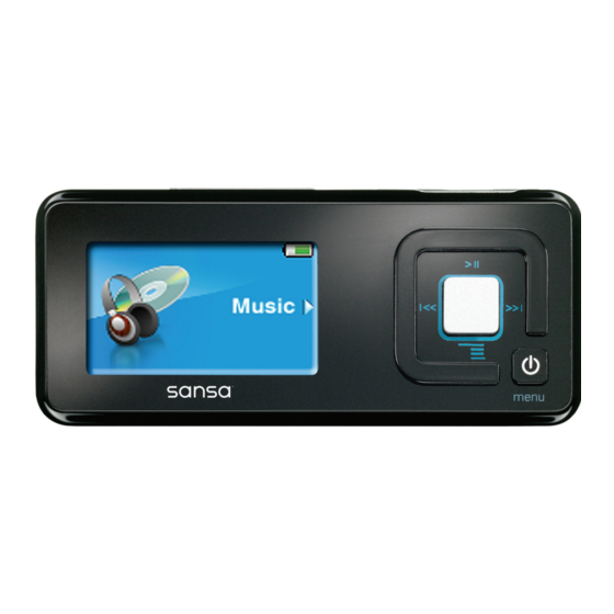 SanDisk Sansa c200 Bedienungsanleitung