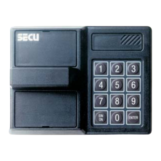 SECU E6000R Betriebsanleitung