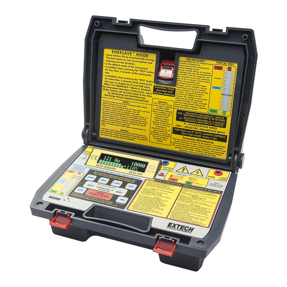 Extech Instruments MG500 Bedienungsanleitung