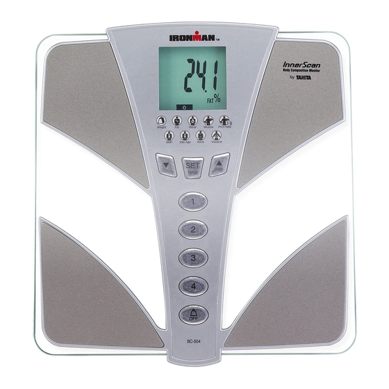 Tanita BC-554 Bedienungsanleitung