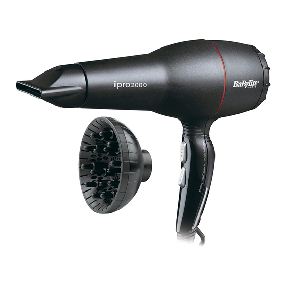 BaByliss i pro 2000 Bedienungsanleitung