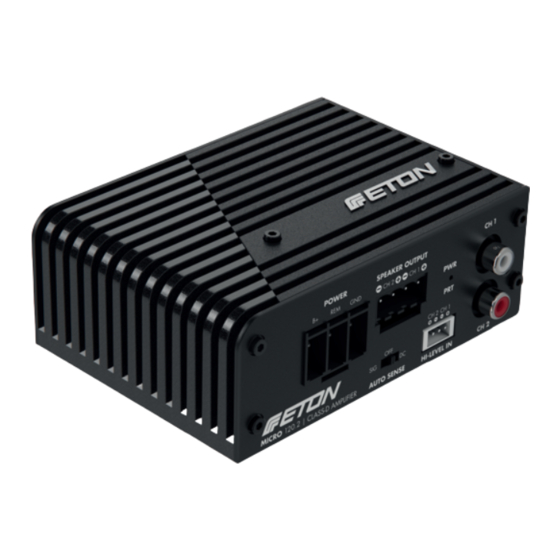 Eton MICRO 120.2 Handbuch
