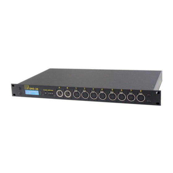 LLT Lichttechnik SMS-28WB Bedienungsanleitung