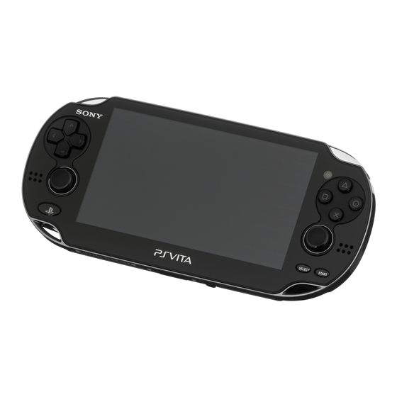 Sony PSVITA Benutzerhandbuch