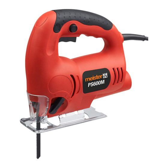Meister PS600M Betriebsanleitung