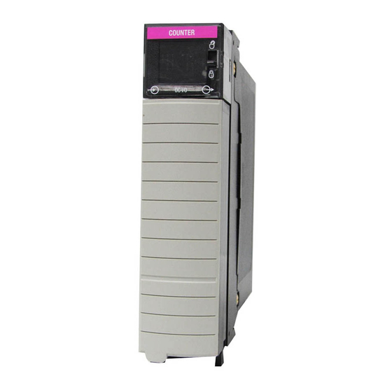 Rockwell Automation Allen-Bradley ControlLogix 1756-HSC/D Handbücher
