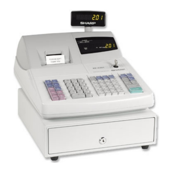 Sharp XE-A201 Bedienungsanleitung