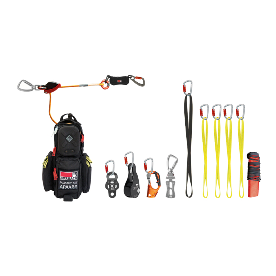 Bornack FALLSTOP SET APAARR Gebrauchsanleitungen