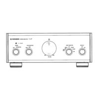 Pioneer A-07 Bedienungsanleitung