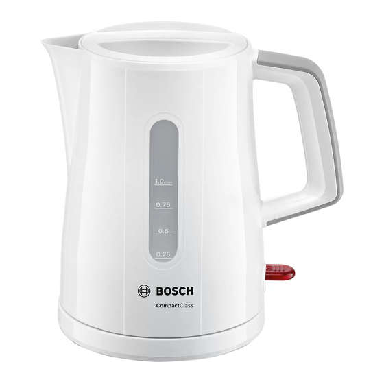 Bosch TWK3A05-Serie Gebrauchsanleitung