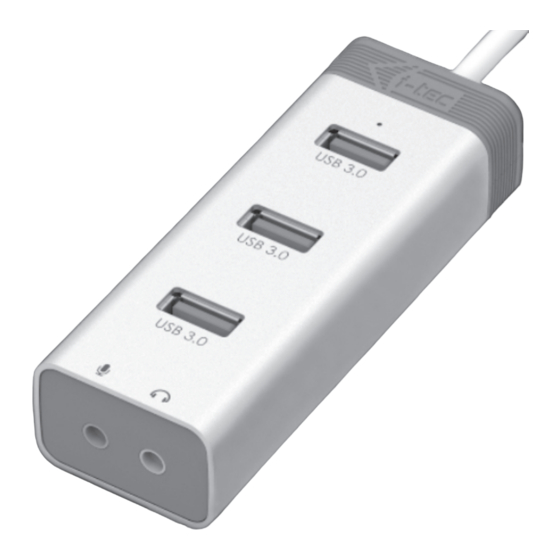 i-tec ADVANCE-Serie Gebrauchsanweisung