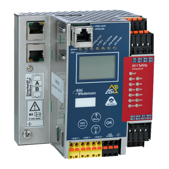 bihl+Wiedemann BWU3857 Montageanweisung