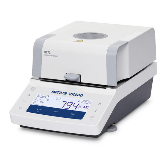 Mettler Toledo HE53 Benutzerhandbuch