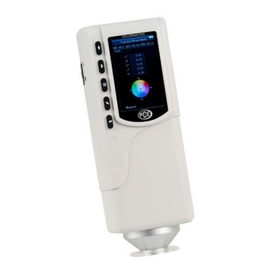 PCE Instruments PCE-CSM 1 Bedienungsanleitung