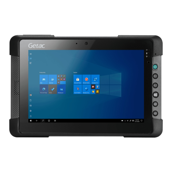 Getac T800 Benutzerhandbuch