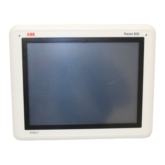 ABB PP877 Installationsaleitung