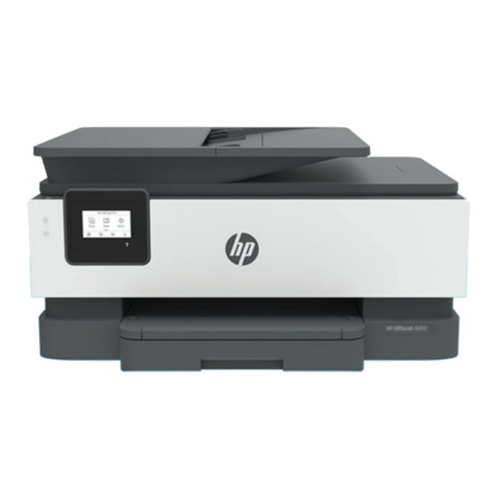 HP OfficeJet 8010 series Handbücher