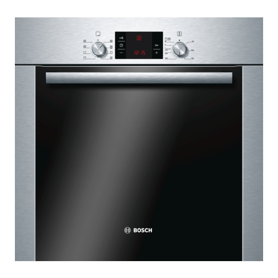 Bosch HBA63B258F Montageanleitung