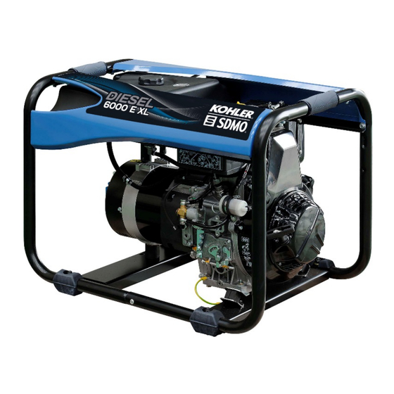 Kohler DIESEL 4000 E XL C5 Benutzer- Und Wartungshandbuch