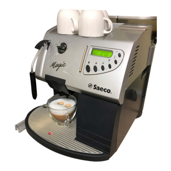 Saeco Magic Comfort + SUP 012DE Bedienungsanleitung Und Wartungsanleitung