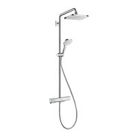 HANSGROHE Showerpipe 280 1jet Varia 27696000 Gebrauchsanleitung, Montageanleitung