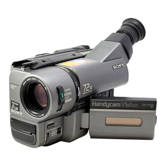 Sony Handycam Vision CCD-TRV65E Handbücher