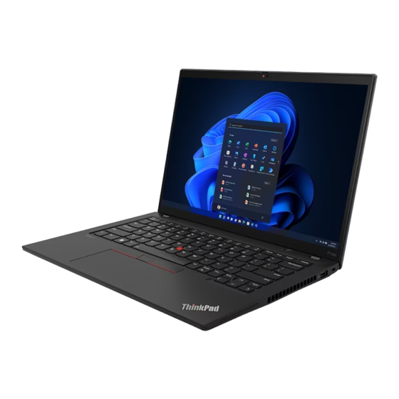 Lenovo ThinkPad P14s Gen 4 Benutzerhandbuch