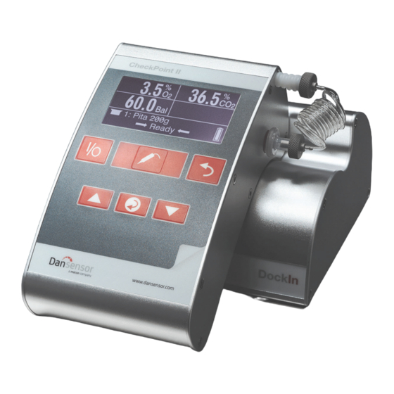 Mocon Dansensor CheckPoint II Bedienungsanleitung