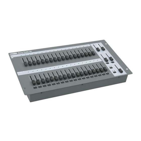 SHOWTEC Easy Fade 36 Anleitung