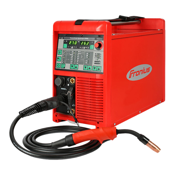 Fronius TransPuls Synergic Kurzanleitung