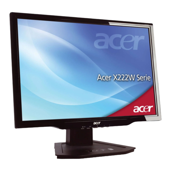 Acer X222W Handbuch