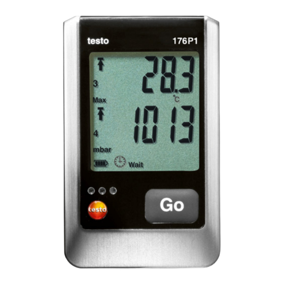 TESTO 176 Handbücher