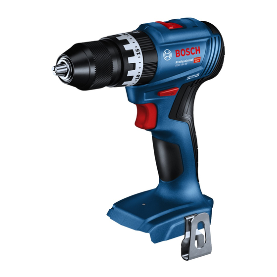 Bosch GSB 18V-45 Professional Originalbetriebsanleitung